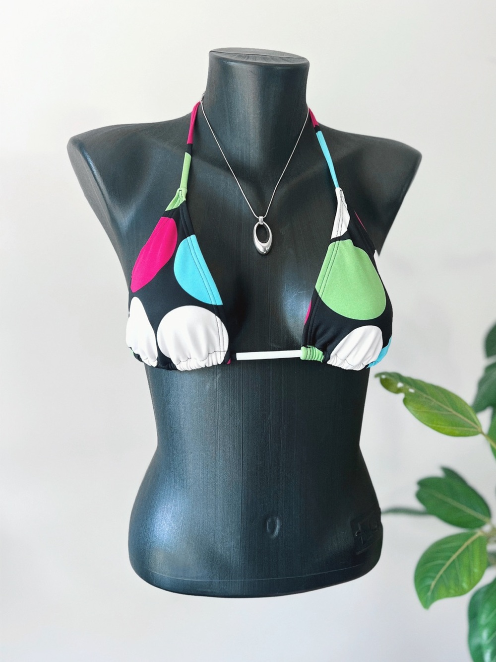 2002 Vintage INGEAR | Polka Dot Triangle Bikini Top